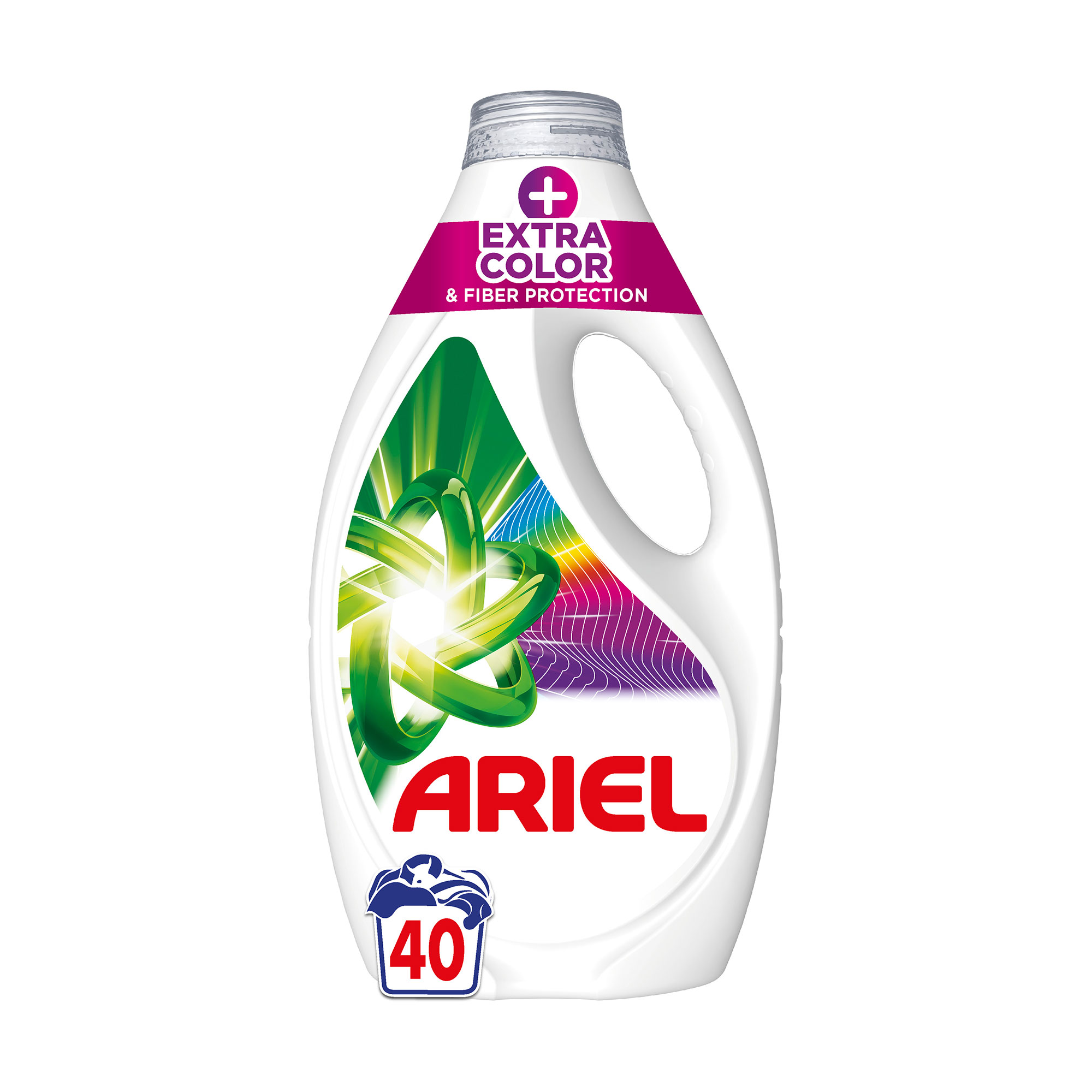 Гель для прання ARIEL Extra Color &amp; Fiber Protection Екстразахист кольору та тканин, 40 циклів прання, 1.8 л